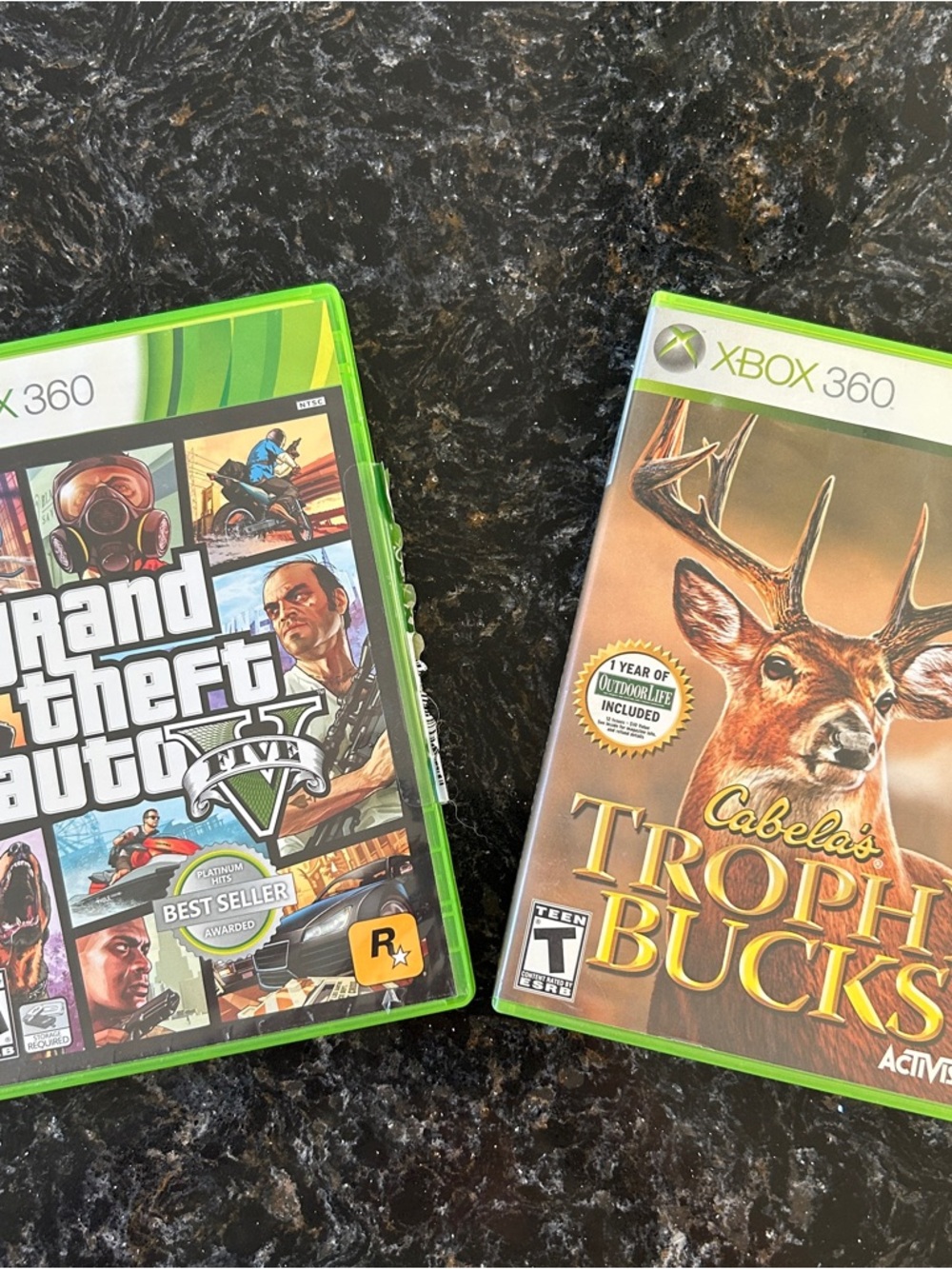 Grand Theft Auto V Xbox 360 & Cabela’s Trophy Bucks Xbox 360 games